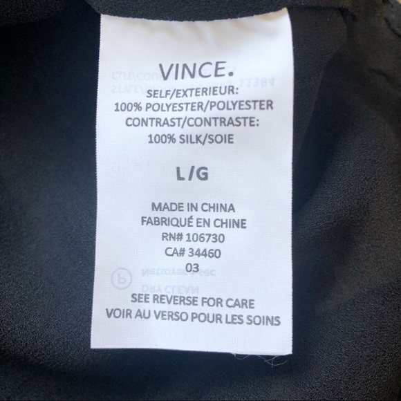 NWT VINCE Large Black Sequin Sleeveless Top - Picture 7 of 8